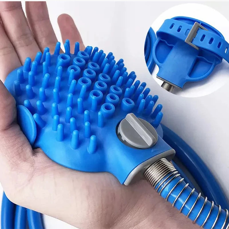 Pet Shower Head Bath Brush Comfortable Massager Shower Head Tool Washing Sprayer Dog Brush Pet Bathing Supplies