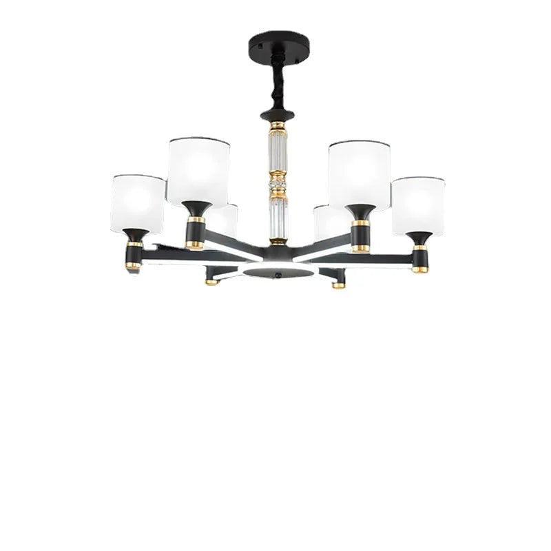 Modern Simple Chandelier Chinese Living Room Dining Room Bedroom Chandelier Ceiling Lamp Indoor Lighting Home Decor Fixture