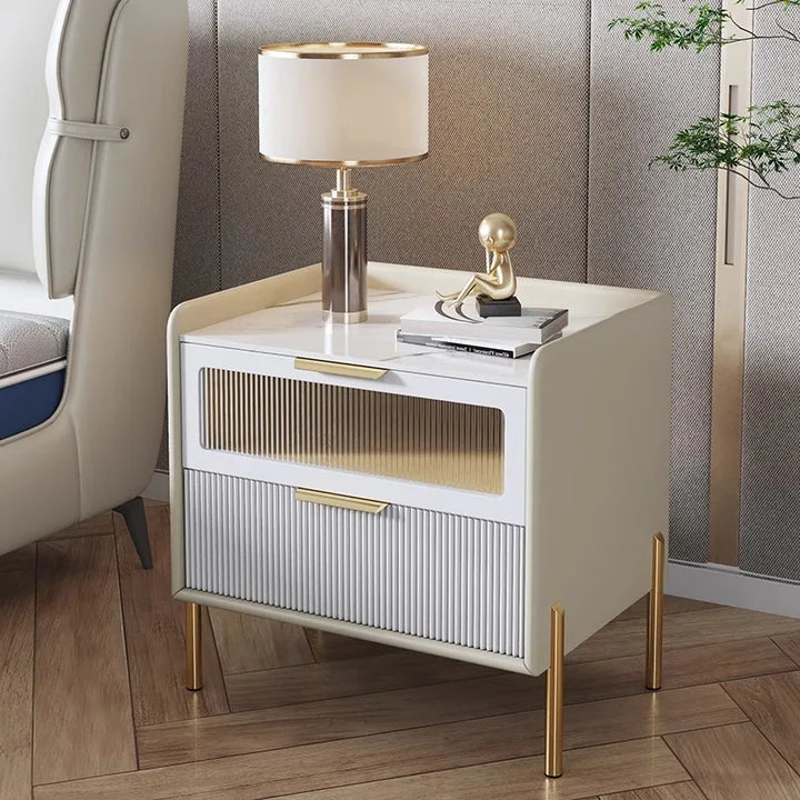 Bedroom Nightstand Nordic Modern Luxury Dressers Wood Side Table Living Room Dressers Table De Chevet Chambre Salon Furniture