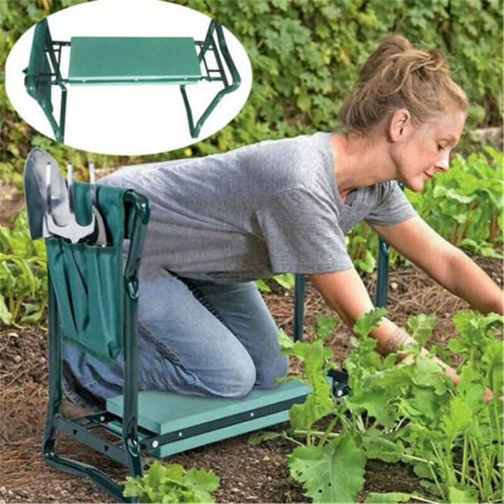 Thicken Seat Padded Garden Kneeling Stool - 150KG Load Portable & Folding