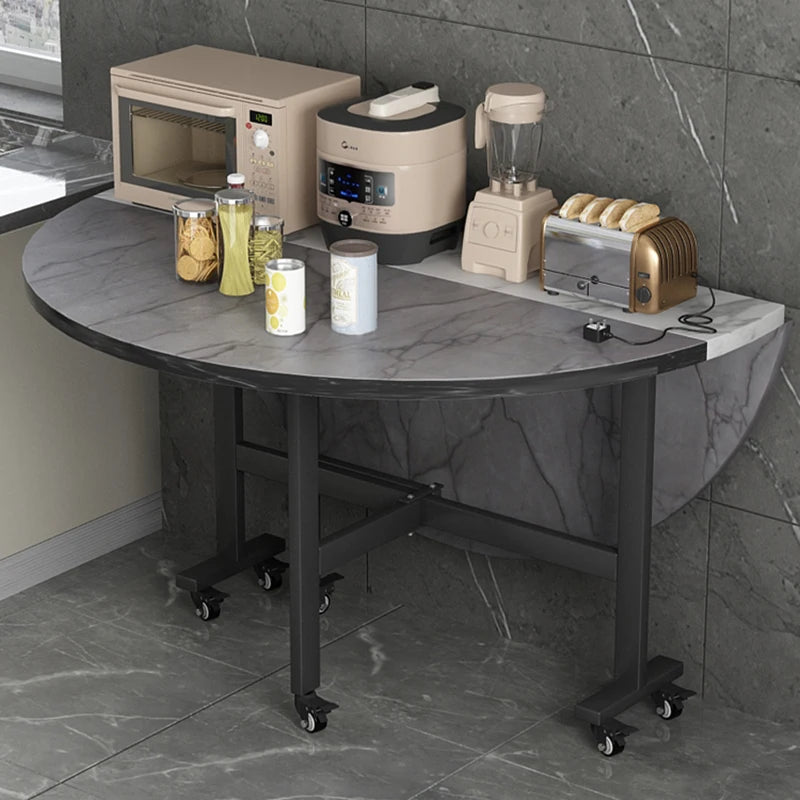 Turntable Wheel Dining Tables Round Entryway Center Waterproof Coffee Tables Italian Mobile Muebles De Cocina Kitchen Furniture