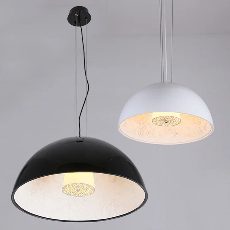 Modern LED Pendant Light Black White Gold Home Indoor Decor Hanging Chandeliers Dining Room Restaurant Table Pendant Lamp Lustre