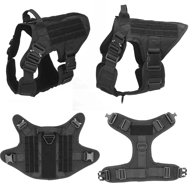 Military Large Dog Harness Pet German Shepherd K9 Malinois Training Vest Tactical Dog Harness And Leash Set For Dogs Accessories