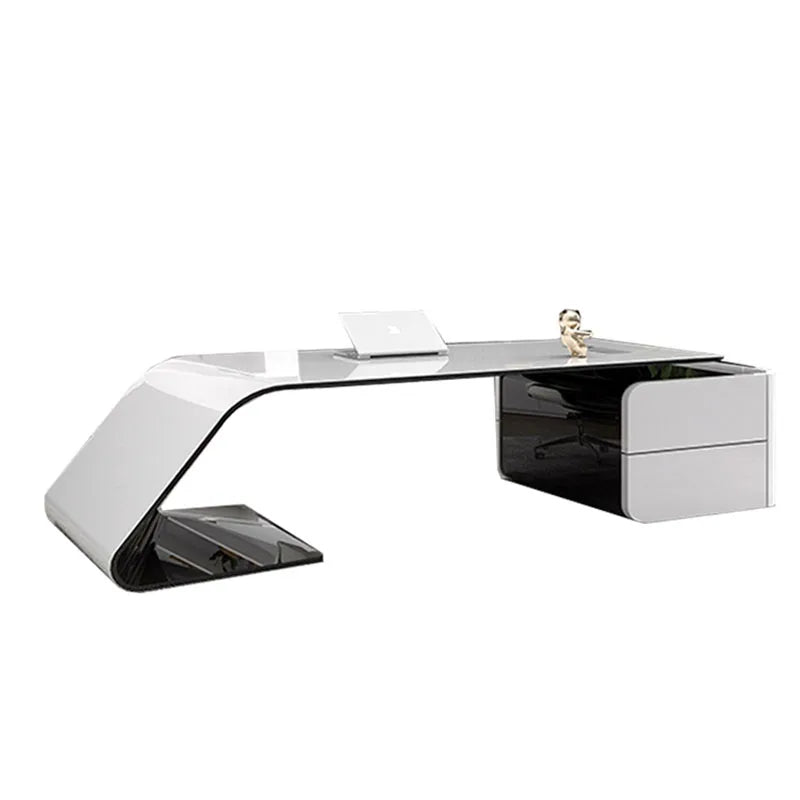 Shelf Writing Desk Executive Office Computer Pullout Under Appoint Desktop Writing Desk Gaming Tavolo Da Lavoro Office Furniture