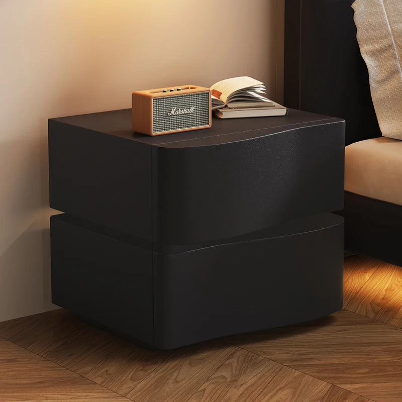 Square Nightstand Designer Chest Italian Drawers Side Table Luxury Closets Cabinets Table De Chevet Intelligente Furniture