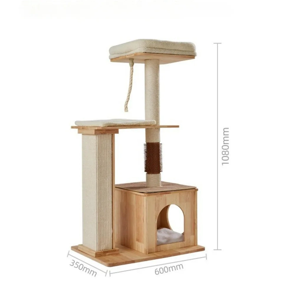 Wooden Cat Towers for Big Cats Carrier Play Structure Beds & Furniture Cat Tree Sharpener Training Accessories Pet Products