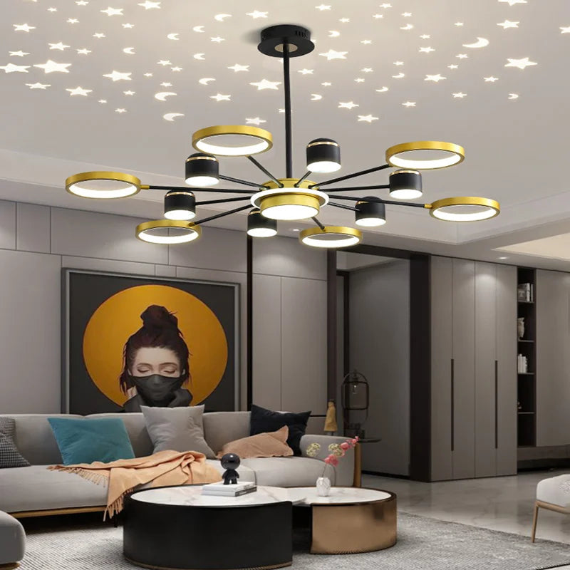 Modern Led Chandelier For Ceiling Living Room Restaurant Bedroom Dining Room Pendant Lamps Creative Nordic Lamp Hanging Lamps