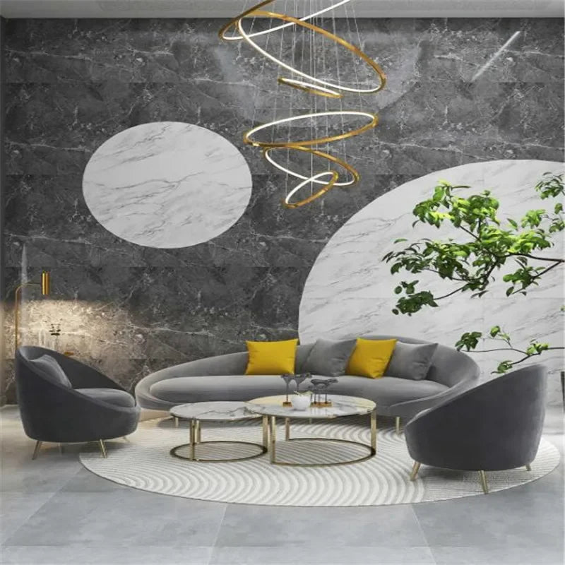 Nordic Office Moon Sofa, Business Meeting Personality Creative Coffee Table Combination Sofa
