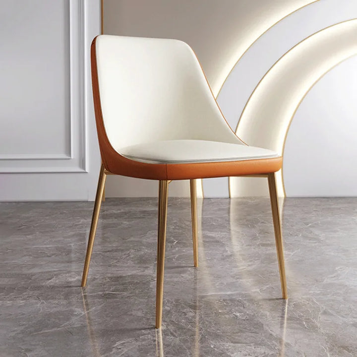 Light luxury modern minimalist home dining chair small apartment dining room back chair