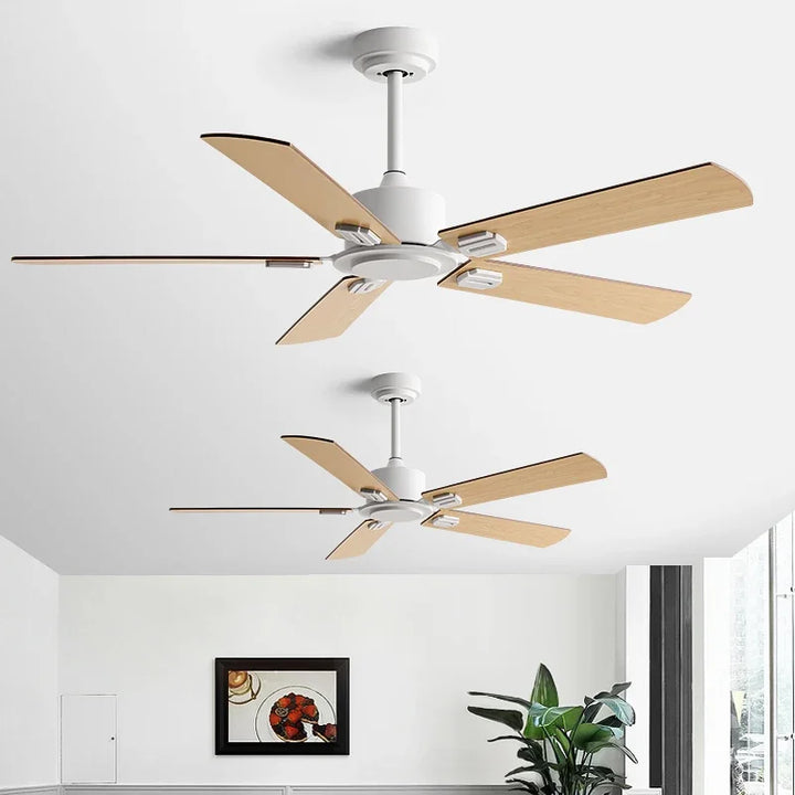 Industrial Style  Ceiling Fan 56InchBlack Retro Remote Control Indoor Restaurant Living Room  Without Lamp Electric Fan 110 220V