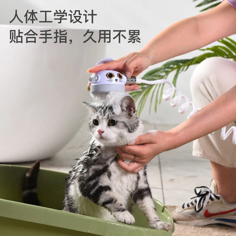 Cat, dog, pet shower, high-end pet massage, cat, dog shower, shower, and refreshing massage head