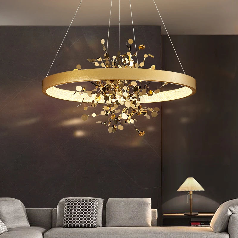 Nordic LED Ceiling Chandeliers Pendant Lights Hanging Lamp For Home Living Room Bedroom Dining Table Decoration Chandeliers