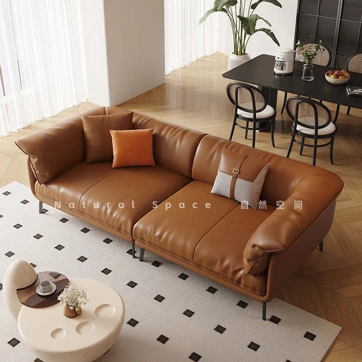 European Living Room Sofas Genuine Leather Lounge Luxury Sofa Apartment Interior Kanapy I Sofy Do Salony Modern Furniture