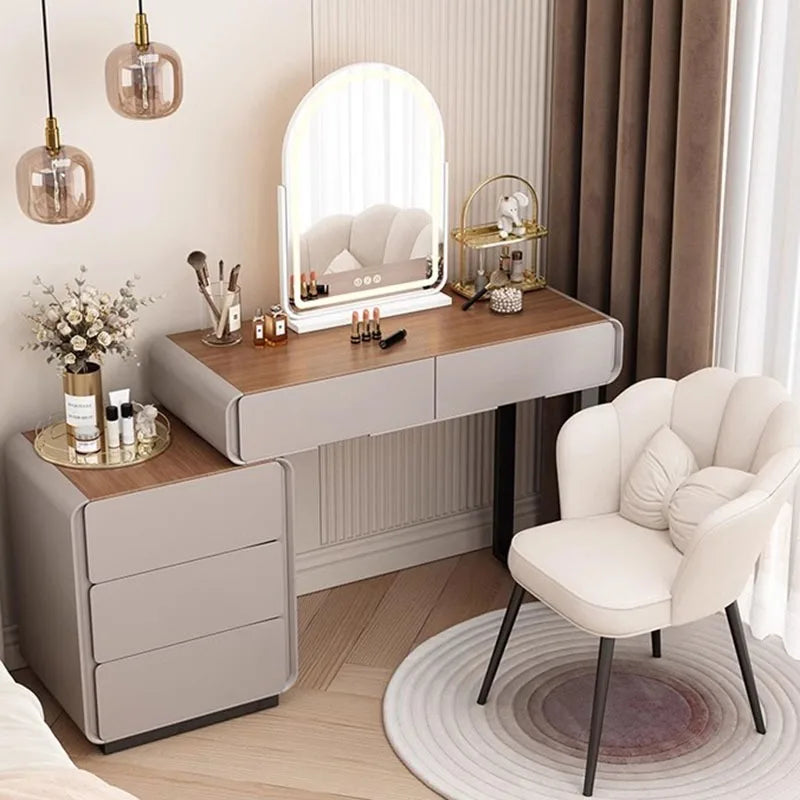 Salon Dressers Desk Mobile Living Room Nightstands Computer Makeup Table Coffee Office Penteadeiras De Maquiagem Furniture