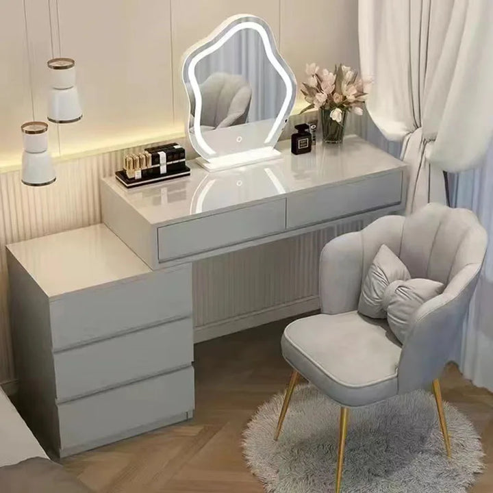 Bedroom Mirror Dressing Table Makeup Make Up Coffee Mobile Vanity Chair Desk Storage Tocador Para Dormitorio Room Furniture