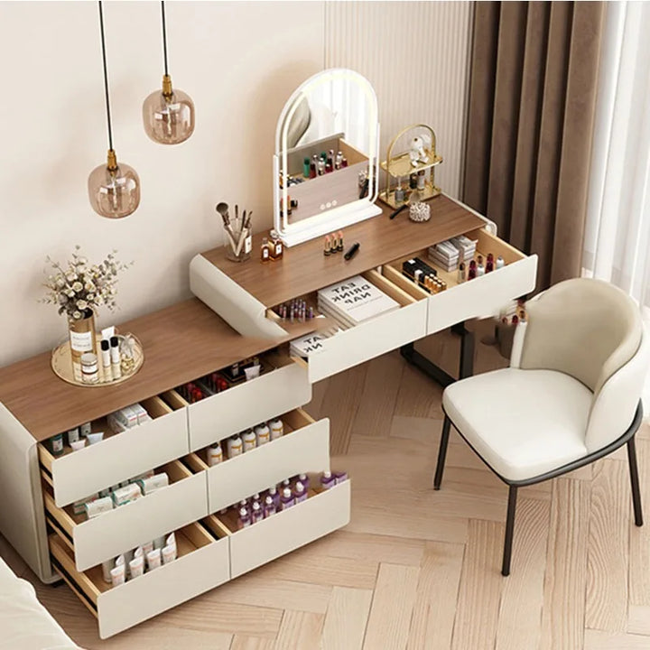 Salon Dressers Desk Mobile Living Room Nightstands Computer Makeup Table Coffee Office Penteadeiras De Maquiagem Furniture