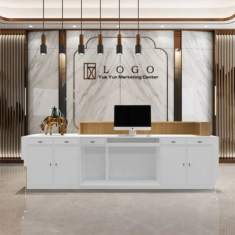 Standing Reception Desks Table School Simple Modern Reception Desk Restaurant Luxury Spa Pulpito Para Igreja Salon Furniture