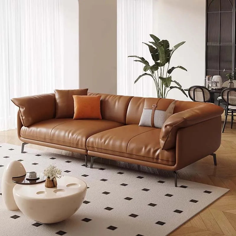 European Living Room Sofas Genuine Leather Lounge Luxury Sofa Apartment Interior Kanapy I Sofy Do Salony Modern Furniture