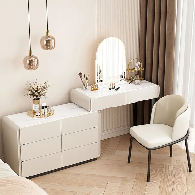 Salon Dressers Desk Mobile Living Room Nightstands Computer Makeup Table Coffee Office Penteadeiras De Maquiagem Furniture