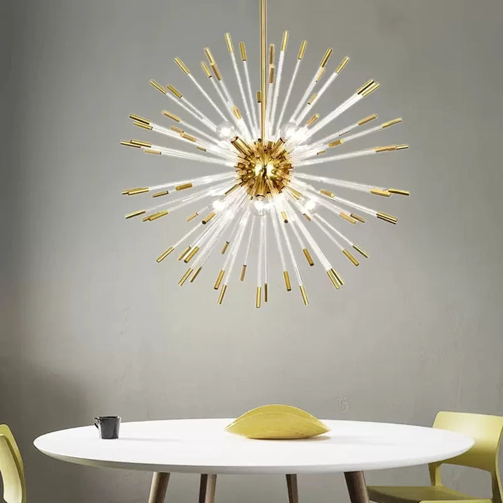 Nordic LED Chandeliers Dandelion Hanging Pendant Lighting Fixtures Living Dining Room Restaurant Luxury Decor LED Ceiling Lustre