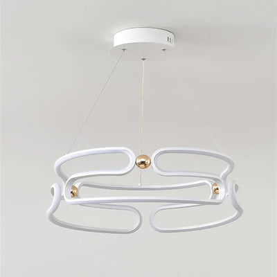 Modern minimalist dining room ceiling chandelier led variable light luxury home decoration aluminum bedroom room 2023 lighting