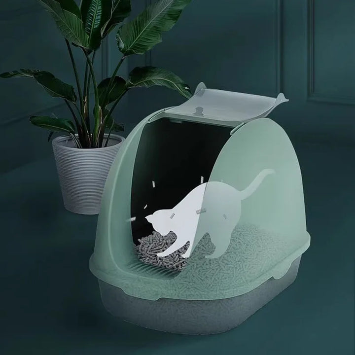 Accessories Cleaning Cat Litter Box Bathroom Commodes Supplie Portable Toilet Cave Sand Deodorant Kedi Tuvaleti Pet Furniture