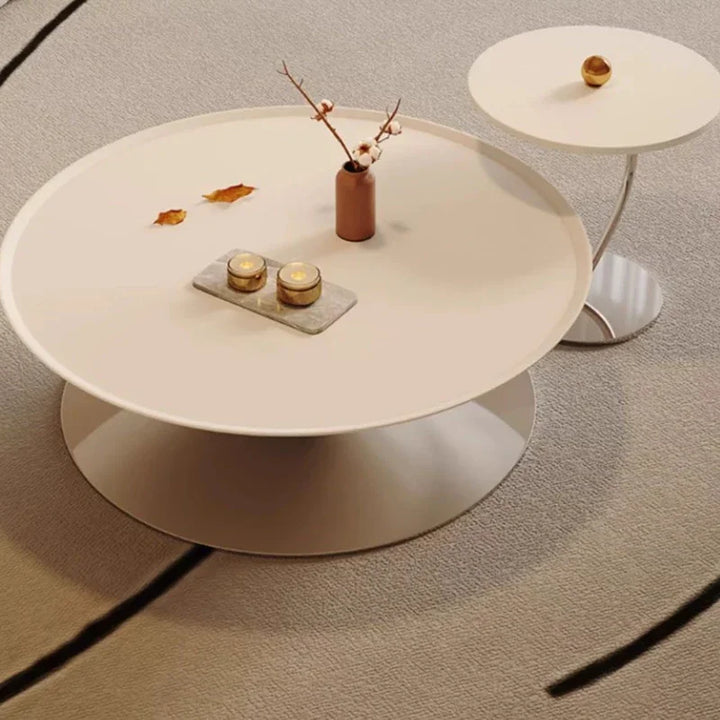 Design Modern Small Coffee Table Round Aesthetic Low Luxury Nordic Coffee Table Balcony Minimalist Mesa Auxiliar Salon Home