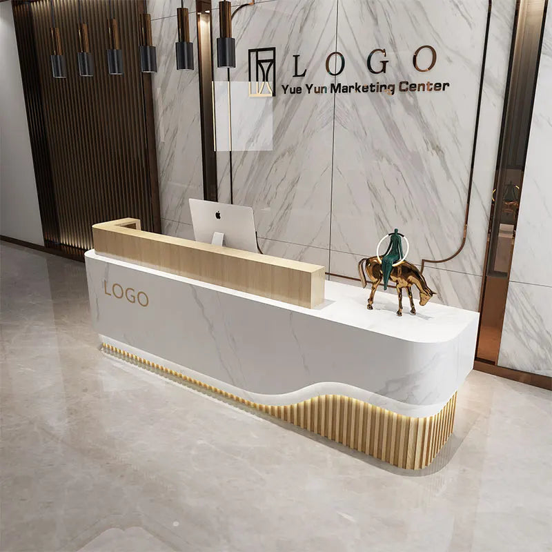 Standing Reception Desks Table School Simple Modern Reception Desk Restaurant Luxury Spa Pulpito Para Igreja Salon Furniture