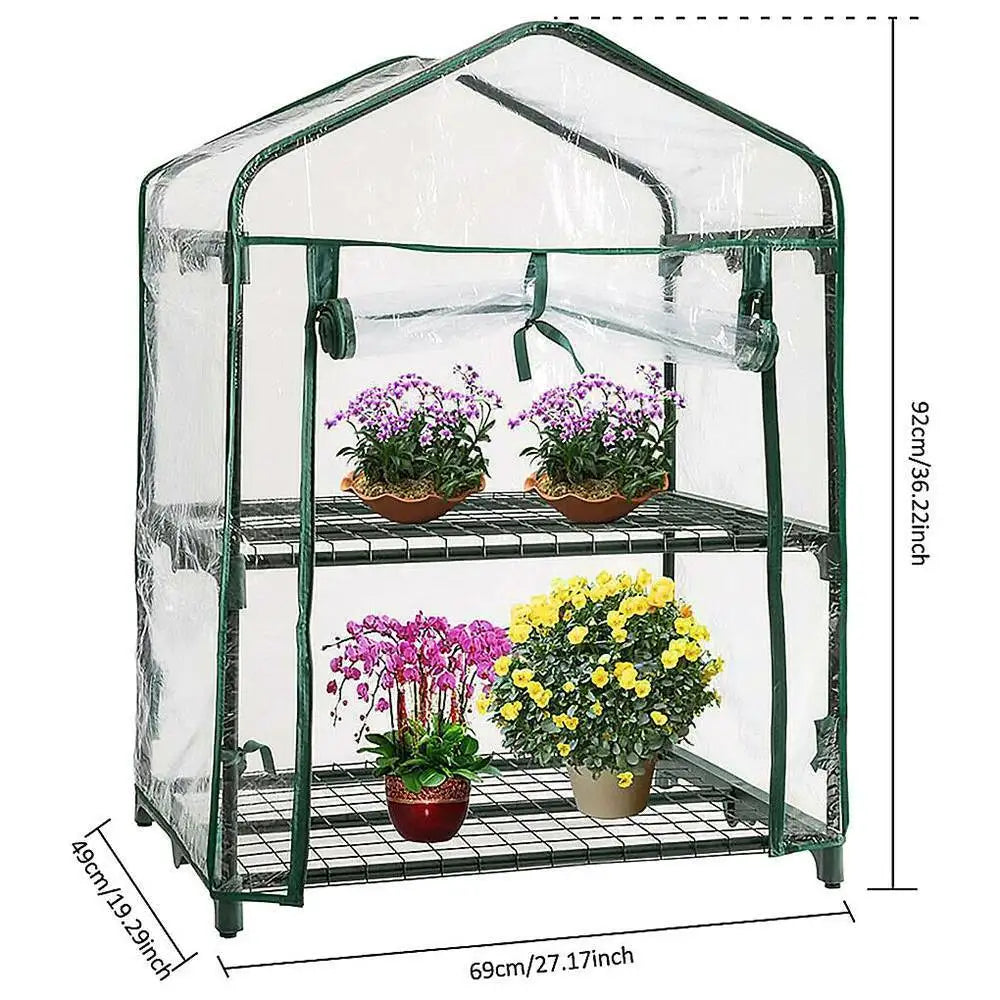 For Garden Gardening Flowerpot Greenhouse Warm Waterproof Seedling Plant Grow Flower House Pvc Cover Pvc Plant Greenhouse Tent