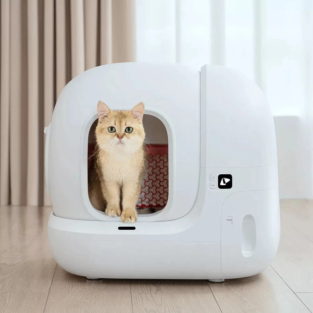 MiFunny 76L Cat Litter Box Large Capacity Intelligent Filter Pets Sand Box Self-cleaning Cats Automatic Self Cleaning Toilet WC