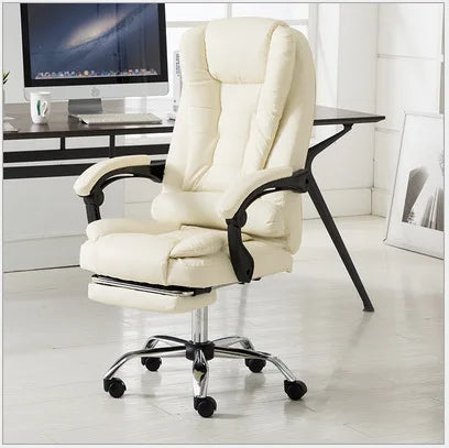 Brown Executive Manager Pchaisent Luxury, Stainless Steel Modern Office Chair Furniture Office Building White Swivel Chair