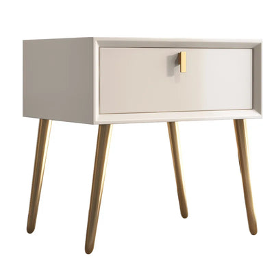Solid Wood Bedside Table Luxurious Simple Modern Design Bedroom Bedside Table Aesthetic High Quality Criado Mudo Home Furniture