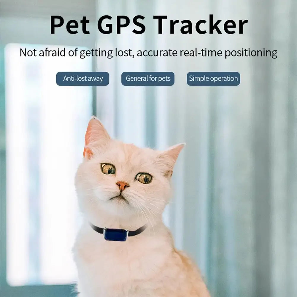 GPS Smart Waterproof Pet Locator Universal Waterproof GPS Location Collar For Cats And Dogs Positioning Tracker Locating