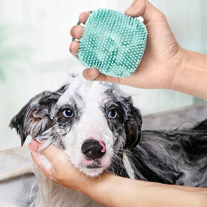 Pet Accessories For Dogs Shampoo Massager Brush Bathroom Puppy Cat Massage Comb Grooming Shower Brush For Bathing Soft Brushes