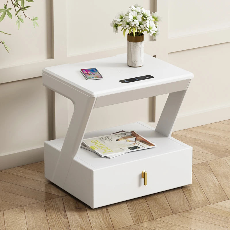 Modern Luxury Smart Wireless Charging Nightstand - WKNS