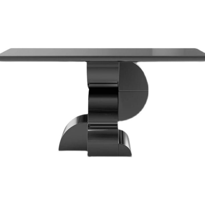 Removable Vertical Living Room Table - Black Console, Classic Office Table Design, Nordic Entrance Hall Furniture