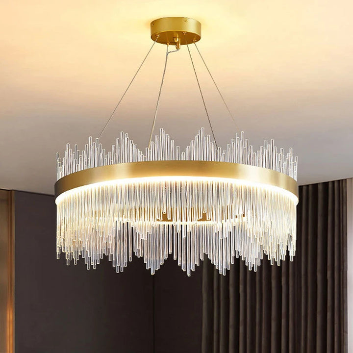 Modern LED Crystal Glass Chandelier Ceiling Lamp Living Room Bedroom Dining Room Bar Crystal Chandelier Lnterior Crystal Lightin