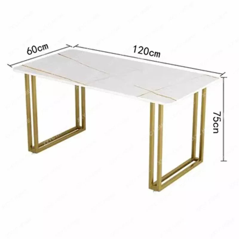 Kitchen Nordic Dining Table Gold Legs Organizer Apartment Library Coffee Tables Office Restaurant Mesas De Jantar Home Furniture