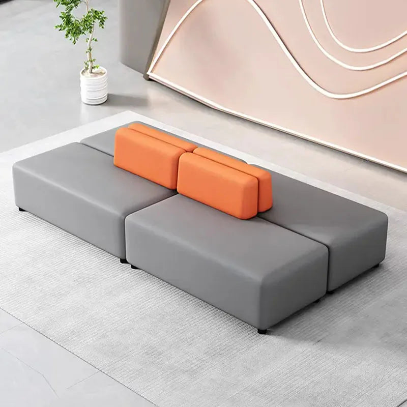 Booth Seating Commercial Sofa Modern Cinema Lounge Minimalist Couches Salon Floor Sofa Individual Modernos Furniture Living Room