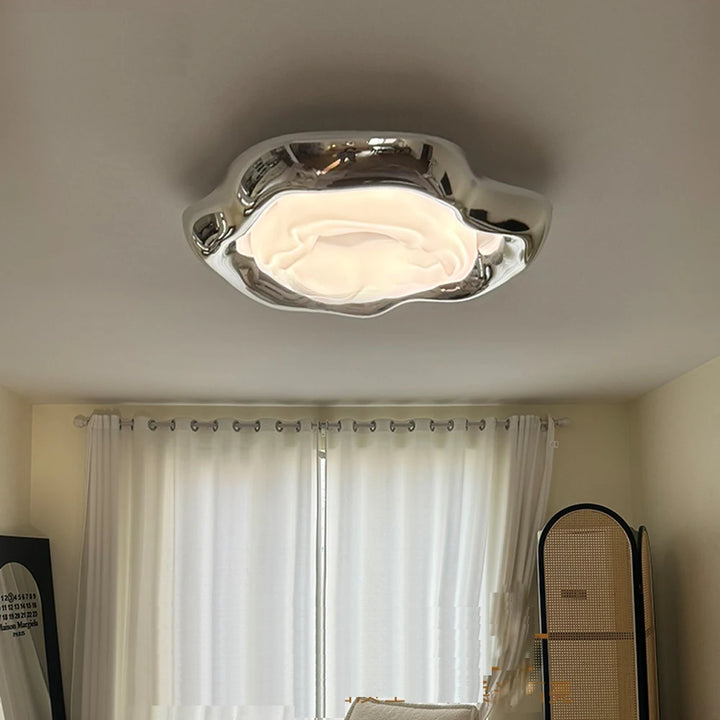 Silver ceiling light LED40W full spectrum eye protection study bedroom light Corridor apartment creative lighting