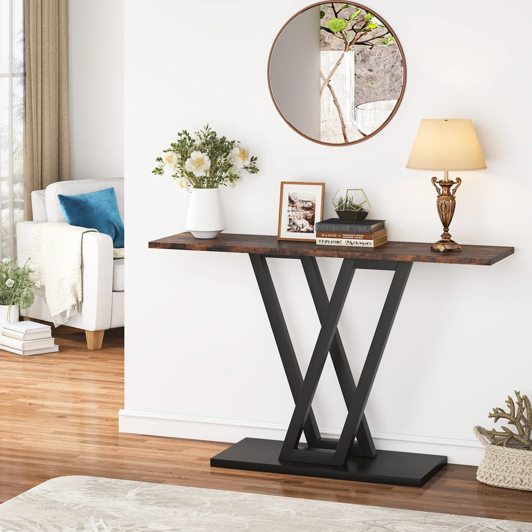 Tribesigns Console Tables Industrial Entryway Hallway Table Drop Shipping