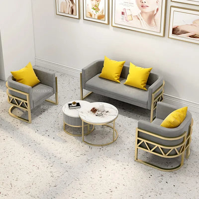 Nordic Light Luxury Living Room Sofas Fabric Modern Design Living Room Sofas Single Salondivani Da Soggiorno Home Furniture