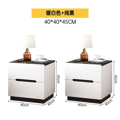Vanity Makeup Nightstands Mesa Gamer Desk Drawers Multifunctional Nightstands Wood Table De Chevets Furniture Living Room 40WRX