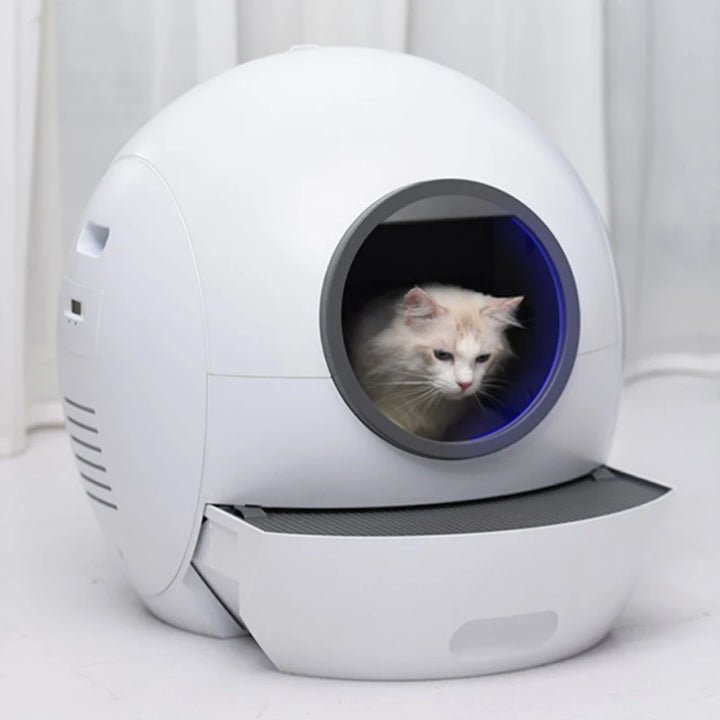 Wifi Automatic Smart Cat Litter Box Large Cat Toilet Drawer Type Fully Closed Anti Splash Self Cleaning Litter Box Pet Products