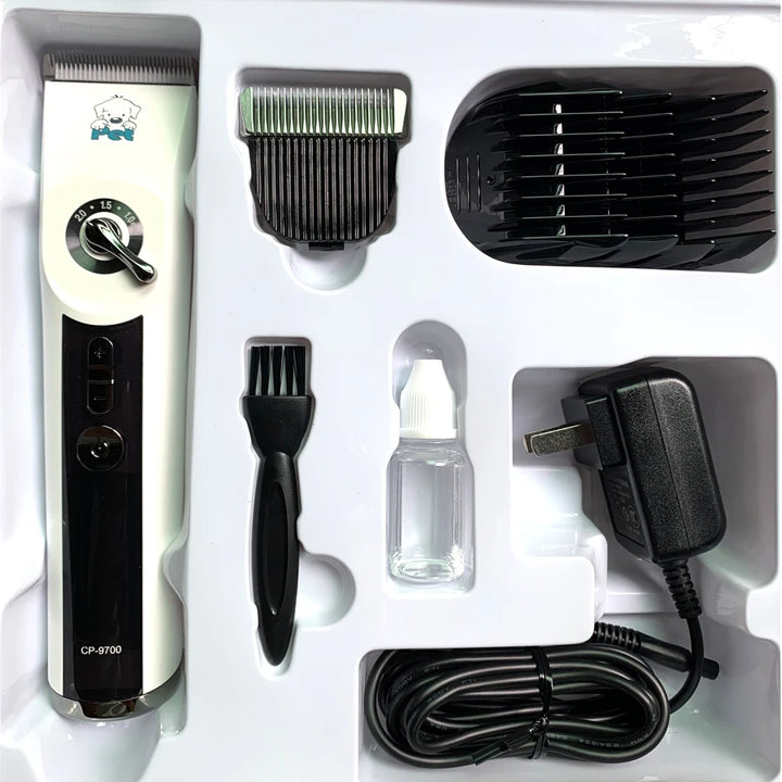 New CP9700 Dog Hair Clipper Rechargeable Pet Trimmer 5 Speeds Dog Clippers Electrical Cat Grooming Shaver Haircut Machine