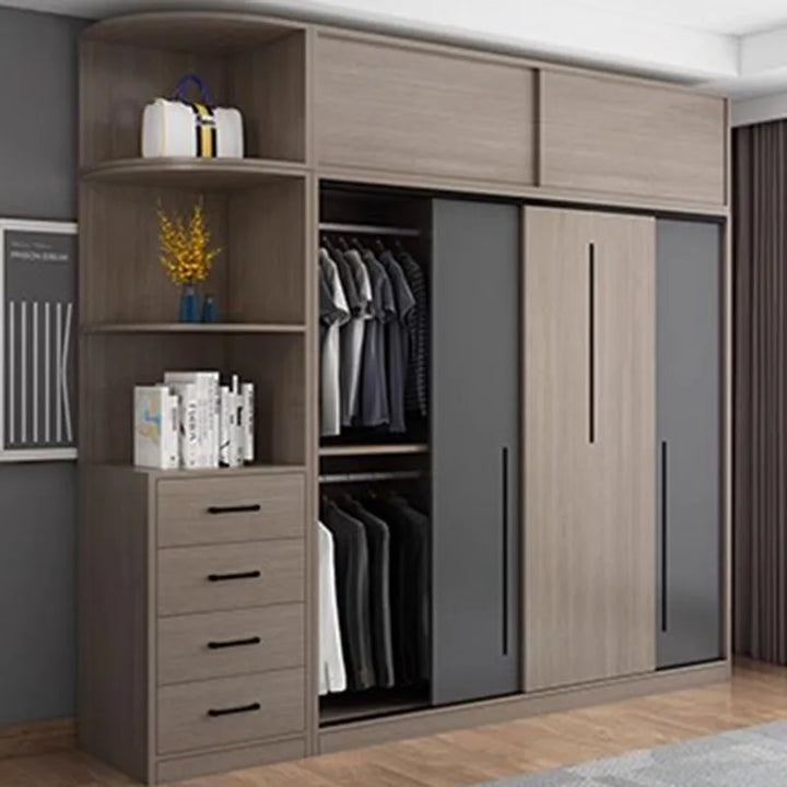 King Size Bedroom Wardrobe Organizer European Women Hotel Wardrobe Kids Display Drawer Armario Plegable Para Ropa Home Furniture