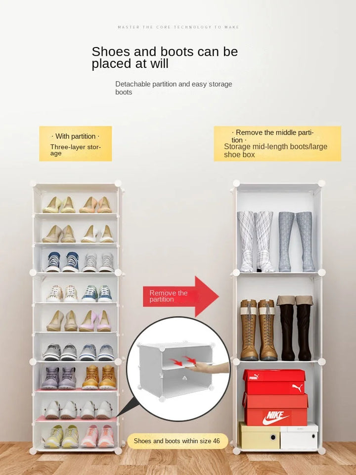 Modern Home Hallway Furniture Shoe Rack Cabinet For Living Room Storage Organizer Shelf Shoes Women's Sandals Cupboard Shoerack