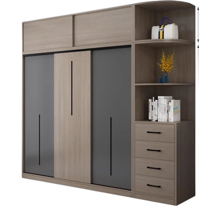 King Size Bedroom Wardrobe Organizer European Women Hotel Wardrobe Kids Display Drawer Armario Plegable Para Ropa Home Furniture