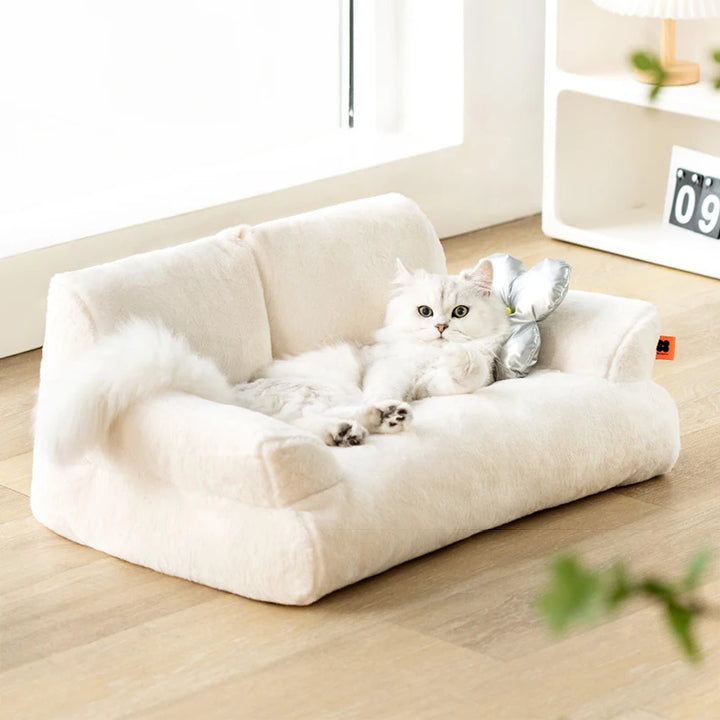 Luxury Fluffy Super Soft Kitten House Cat Nest Pet Items Articles Bed Sofa Furniture Lounger Dogs Cats Basket House