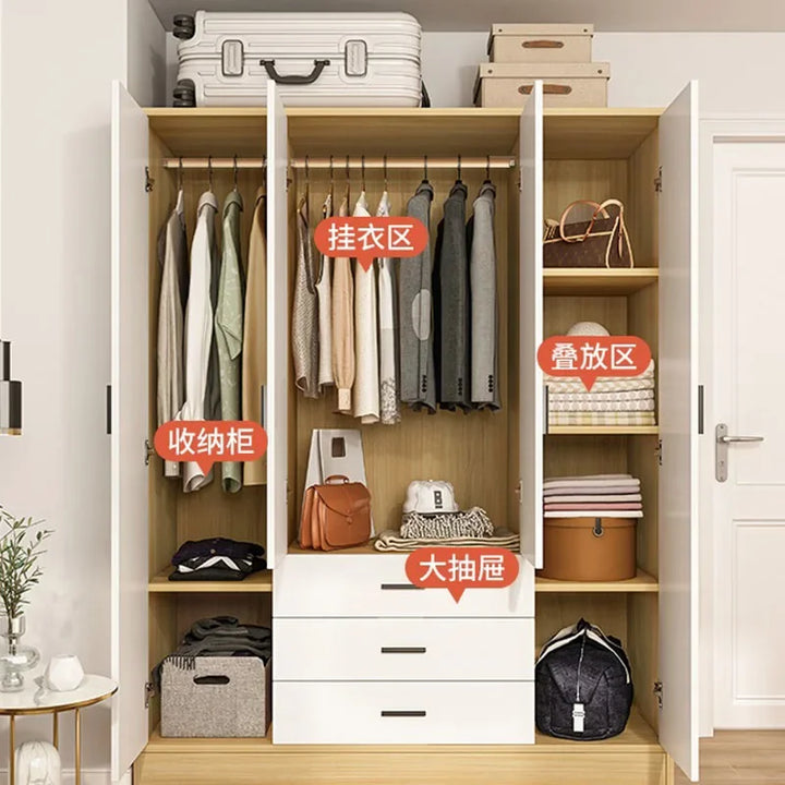 Drawer Organizer Wardrobe Nordic Multilayer Storage Open Closets Wardrobes Shelves Shelf Rangement Chambre Bedroom Furniture